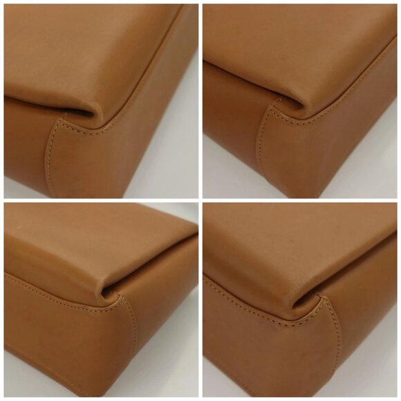 GUCCI Bamboo Hand Bag Leather Brown Gold 000 26 0175 Auth 127876 - Picture 14 of 16